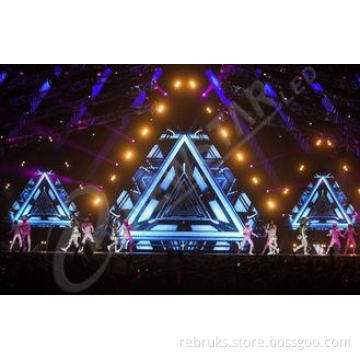 P10.417 Stage Background LED Screen Advertising For Gov Pub